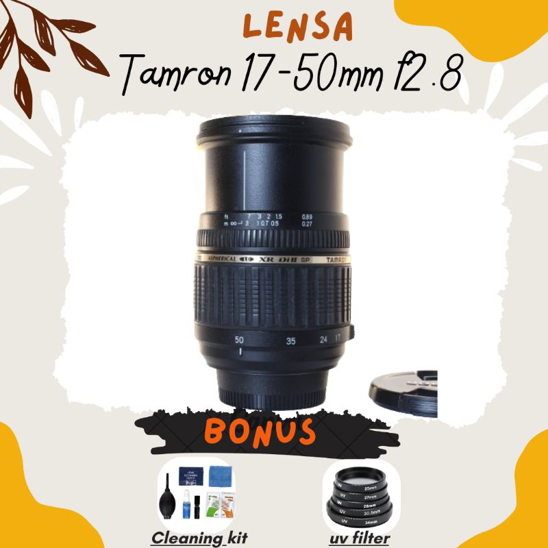 lensa tamron 17-50mm f2.8 non vc for canon nikon