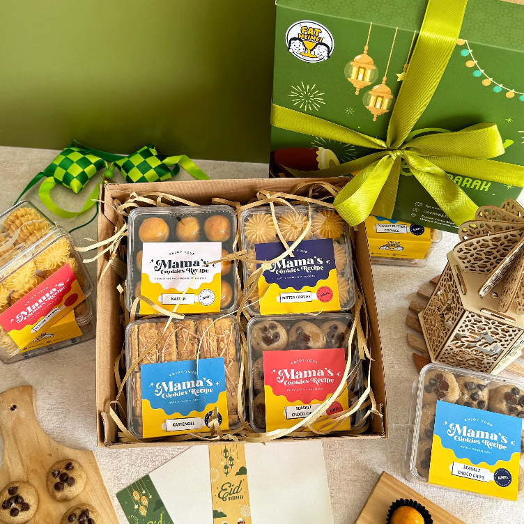 

Hampers Idul Fitri Lebaran / Ramadhan - Hampers Cookies MUBARAK