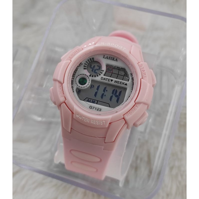 Jam tangan cewek abg lasika original water resist sporty