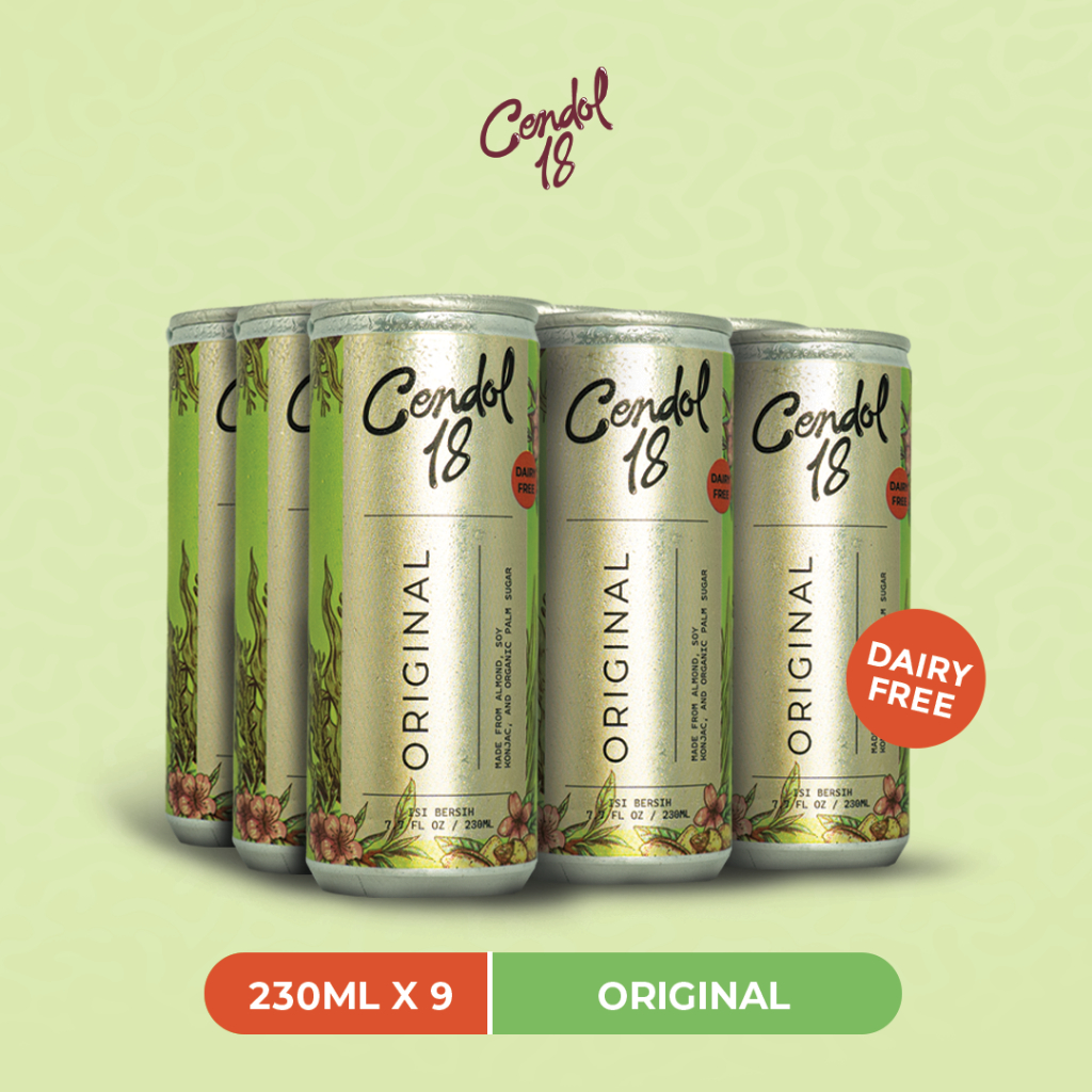 

(BUNDLING 9 Pcs) Cendol 18 Kaleng 250ml - Varian Original