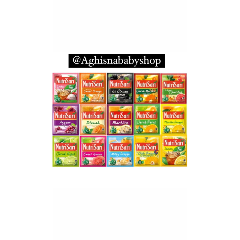 

Nutrisari renceng isi 10pcs