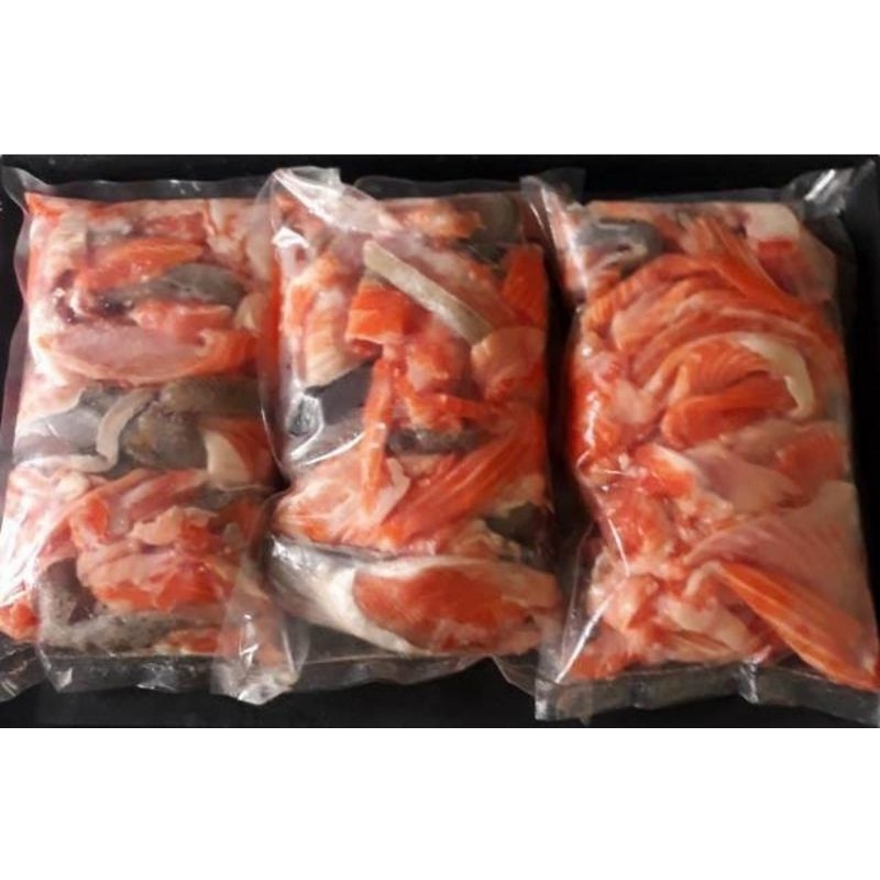 

tulang salmon kemasan 1kg/pack