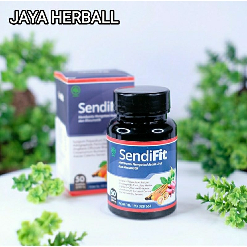 SendiFit Acep Obat Herbal Asam Urat Rematik Nyeri Sendi Tulang Lutut (BPOM)