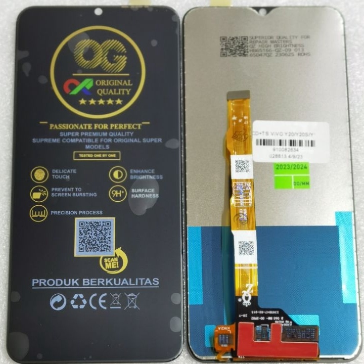 Dijamin Ori LCD TOUCHSCREEN VIVO Y2  VIVO Y12S  VIVO Y2I  VIVO Y2S COMPLETE FULLSET