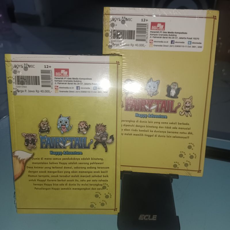 Komik Set Fairy Tail Happy Adventure Vol 1 dan 2 Segel