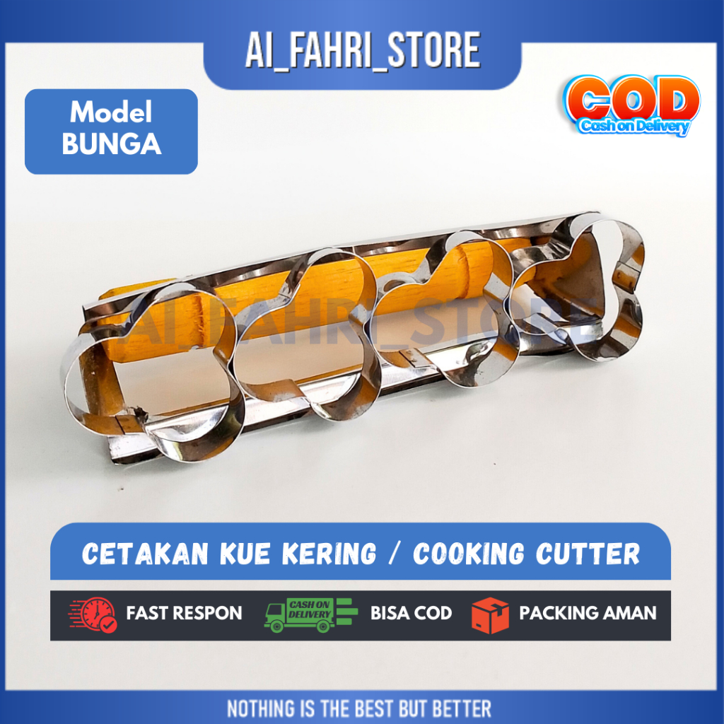 Cetakan Kue Kering Model Bunga| Cooking Cutter | Cetakan Putri Salju dan Kue Kacang