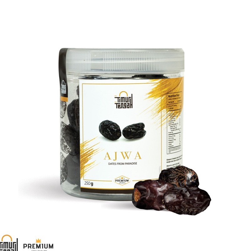 

TEBUS MURAH Timur Tengah Kurma Ajwa 25 g Premium Original High Quality