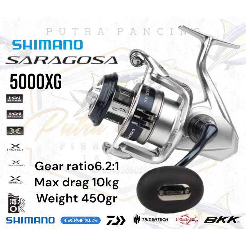 shimano saragosa sw 5000xg