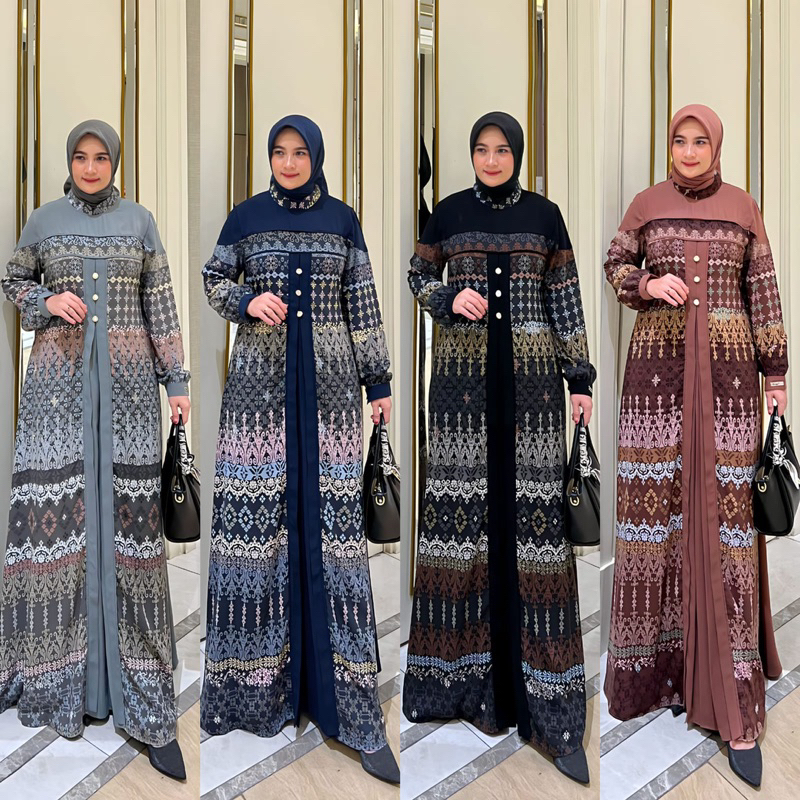 Amarylis drees ied seriess by nasya original// gamis lebaran