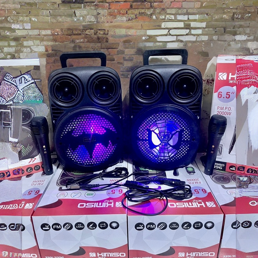 HARGA TERMURAH COD SPEAKER 65 INCH MURAH KMS 3391  3396 SPEAKER BLUETOOTH KIMISO MODEL BATMAN  SPIDE