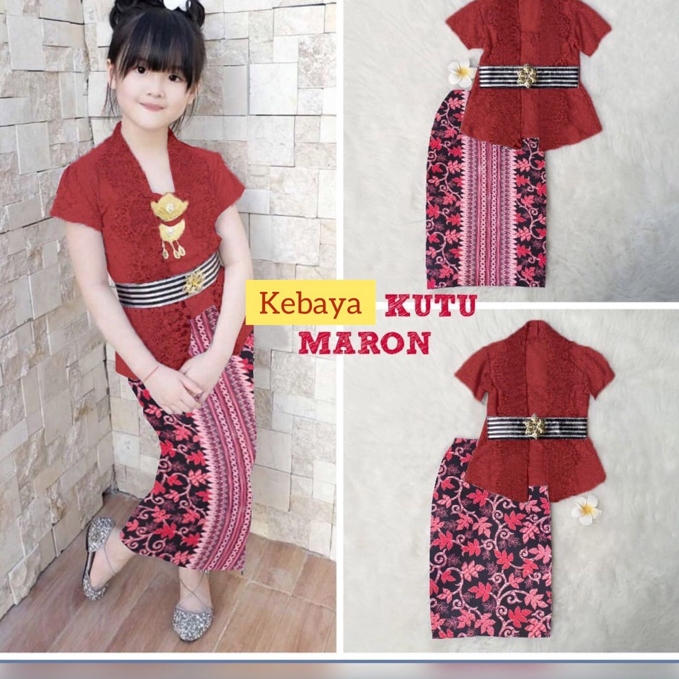 Special Pr Baju Kebaya Anak Kebaya Anak Perempuan Setelan Kebaya Anak Brukat Kebaya Batik Anak Baju 
