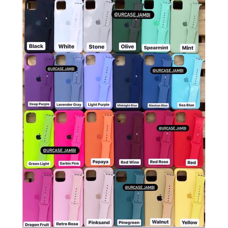 Silicone Case Anti Jamur iPhone