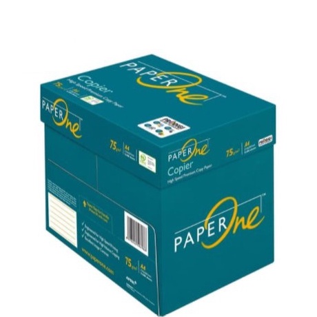 

VHE231 V44859 PAPERONE A4 75 GRAM GrabGojek Termurah Kertas Fotocopy Print HVS A4 75 gr PaperOne Box Dus
