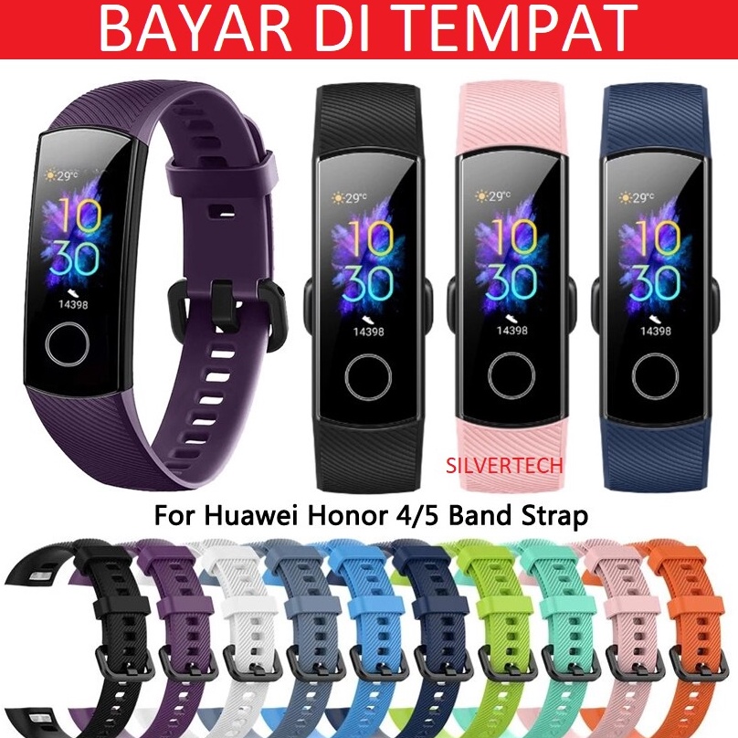 LARIS MANIS Silvertech Strap untuk honor band 4  5  Tali jam tangan Honor Band 4  band 5