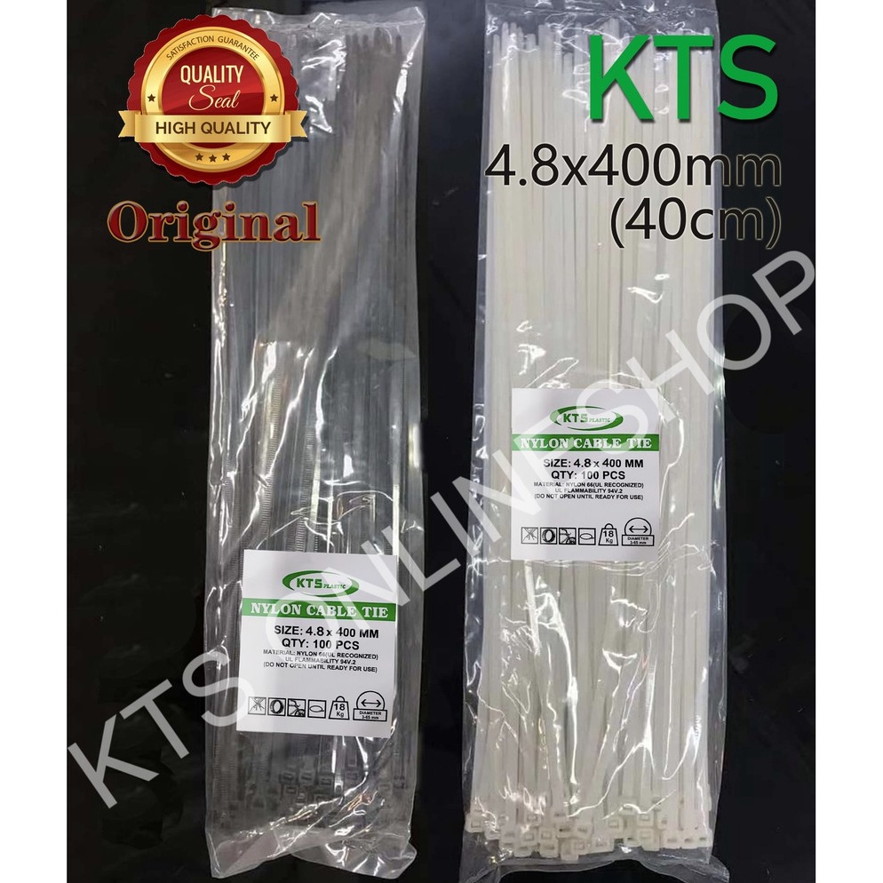 

NRK287 Ready Stok Kabel ties 48x4mm Warna PUTIHHITAM 1PACK Isi 1PCS