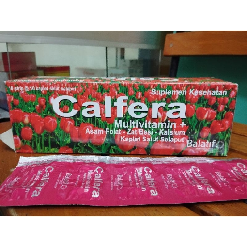 Calfera - 1 strip isi 10 kaplet - multivitamin