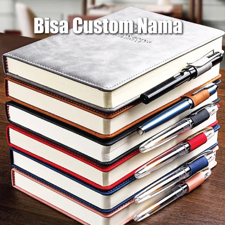 

XBB753 Terbaruday Buku Catatan Tebal 36 Halaman Jurnal Harian Cover Kulit untuk Bisnis Harian Kantor Kuliah Bisa Custom nama