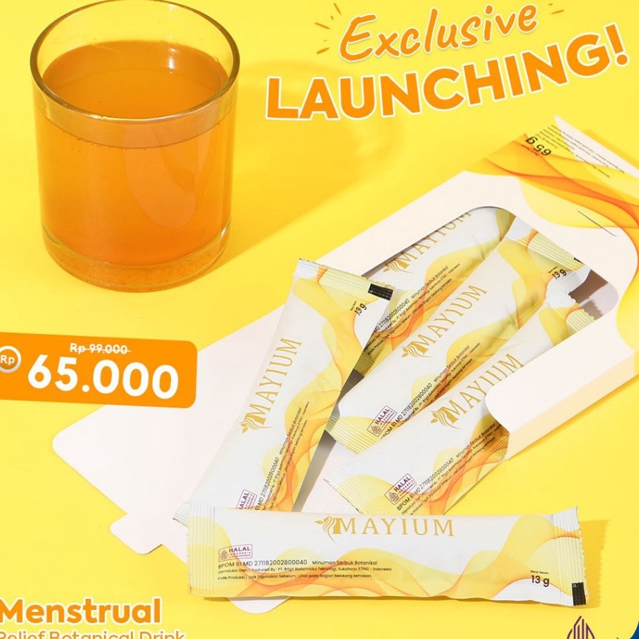 

STOK SIAP COD MAYIUM Menstrual Relief Botanical Drink