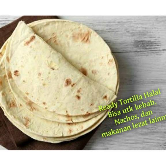 COD Tortilla 2cm isi 1 lembar tortila kulit kebab bungkus kebab bahan kebab halal daging kebab tacos