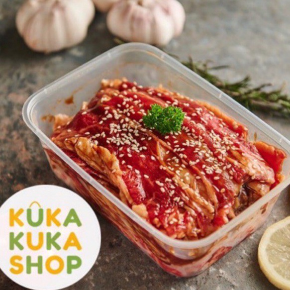 

Stok terbaru Daging Sapi Marinasi 5gr Teriyaki Bulgogi Blackpepper BbQ US Beef Slice Daging Sapi Bumbu 5gr