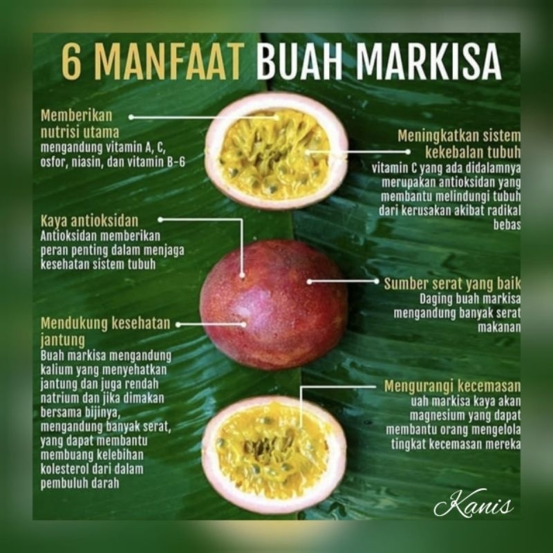 

buah Markisa frozen biji / frosen / passion fruit oren jingga