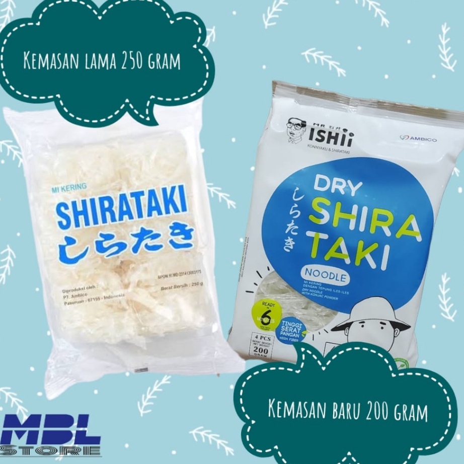 

Terbaru 33 Dry Shirataki Mie Kering Shirataki isi 1pcs 25g