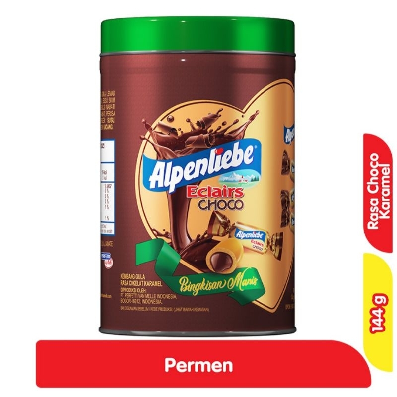 

permen alpeliebe eclair choco 144gram