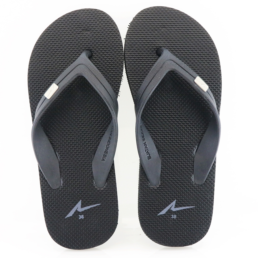 SANDAL ANDO LUCKY BLACK SERIES PRIA - SANDAL JAPIT PRIA MOTIF POLOS SIMPEL ELEGAN