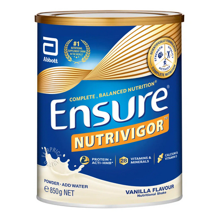 

Abbott Susu ENSURE NutriVigor Acti HMB 850Gr - Singapore Halal