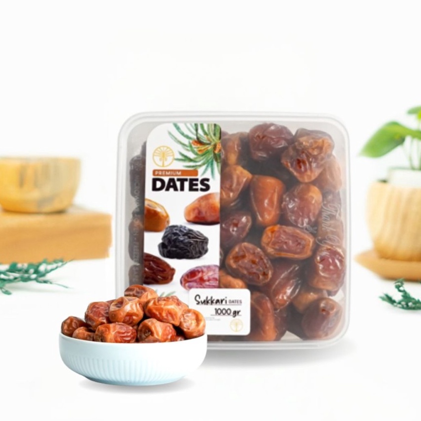 

MHF838 TERMURAH Kurma Sukari Thinwall 1 Kg Kurma Raja Premium High Quality