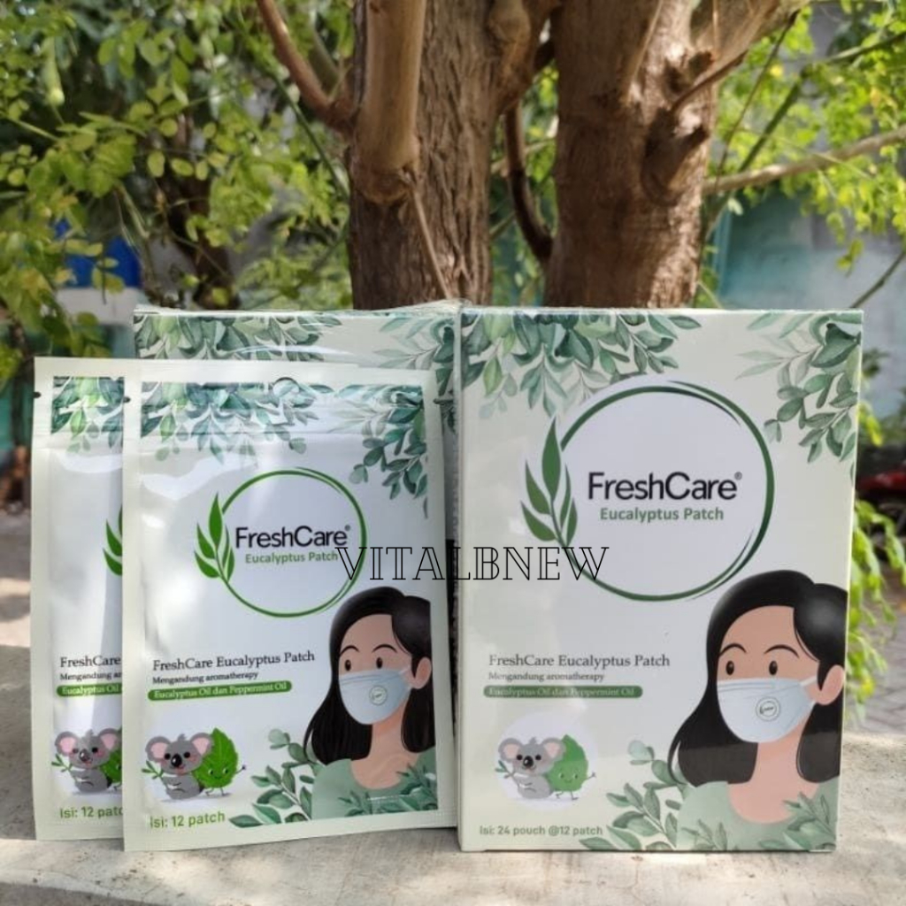FRESHCARE MASK||Freshcare Eucalyptus Patch pengharum masker sticker wangi