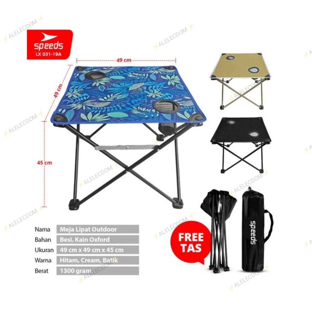Meja lipat camping / meja portable/ meja lipat