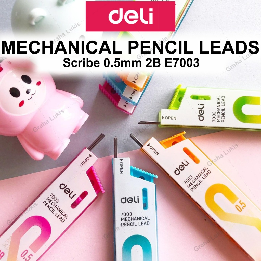 

Deli Lead Pencil 7003 0.5 mm 2B - Refill Machanical Pencil