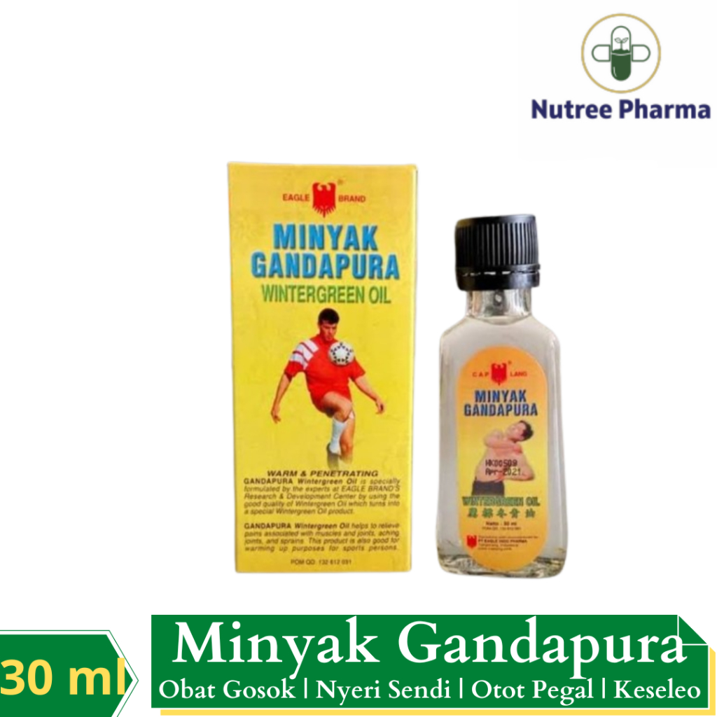 Cap Lang Minyak Gondopuro / Lang Gandapura 30 ml | Obat Gosok | Nyeri Sendi | Otot Pegal | Keseleo