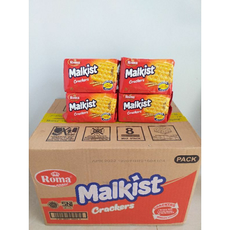 

Biskuit Roma Malkist Crackers 105 Gram 1 Dus