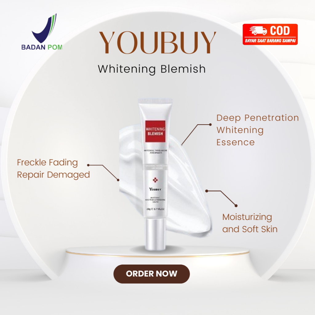 Whitening Freckle Cream Penghilang Bekas Jerawat Dan Bintik Hitam Flek Menahun 20g (BPOM)