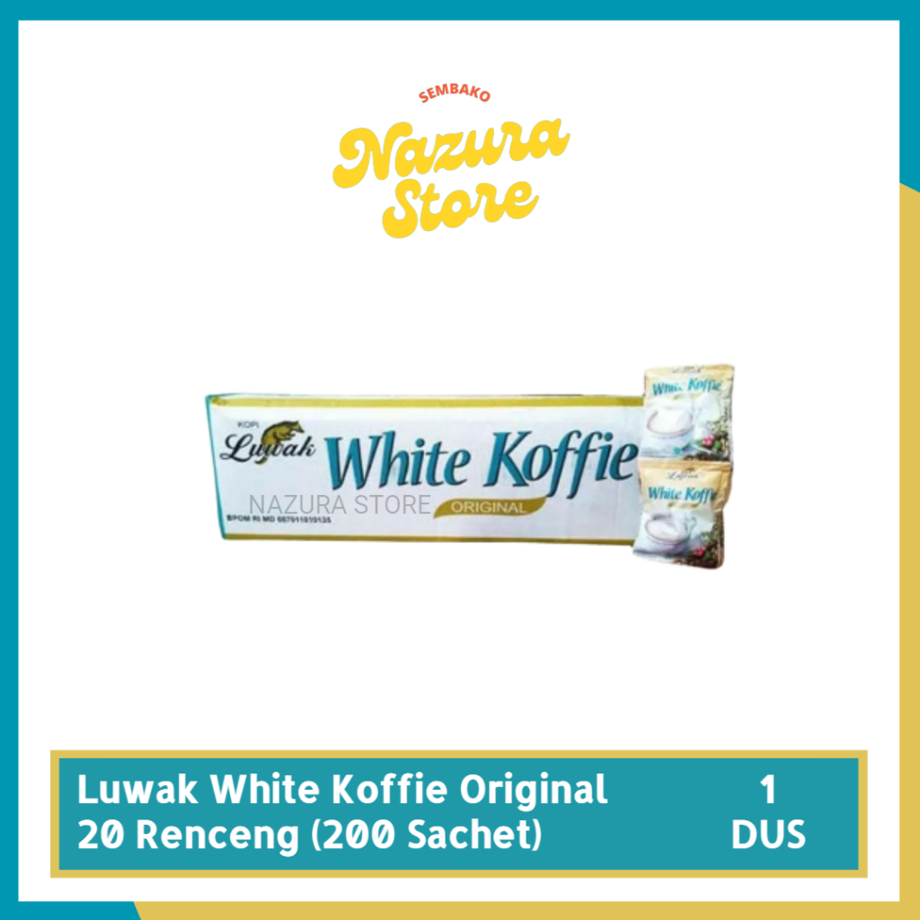 

1 DUS - Kopi Luwak White Koffie [20rtg x 20gr]
