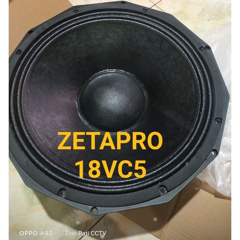 SPEAKER ZETAPRO 18VC5 SPEAKER 18INCH SPEAKER ZETAPRO 18INCH