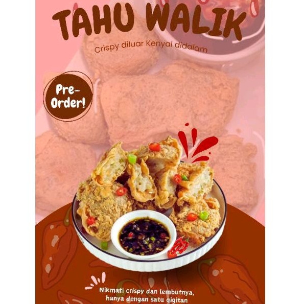 

TAHU WALIK FROZENFOOD HOMEMADE FREE SAMBAL