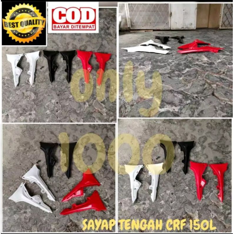SAYAP TENGAH CRF 150 L 2018 SEGITIGA CRF 150 L COVER BODY CRF 150 L COVER SEGITIGA CRF150L TRAIL SUP