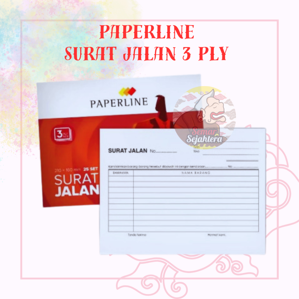 

[PCS] SURAT JALAN PAPERLINE 3 PLY NCR