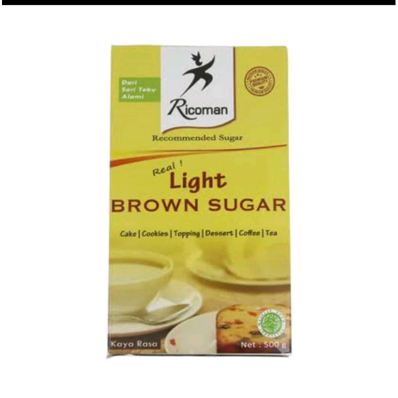 

Light brown Sugar (REPACK 100gr)
