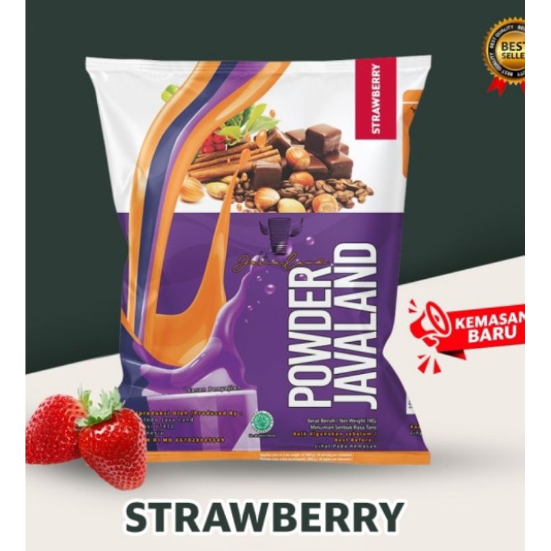 

BUBUK MINUMAN STROWBERRY JAVALAND