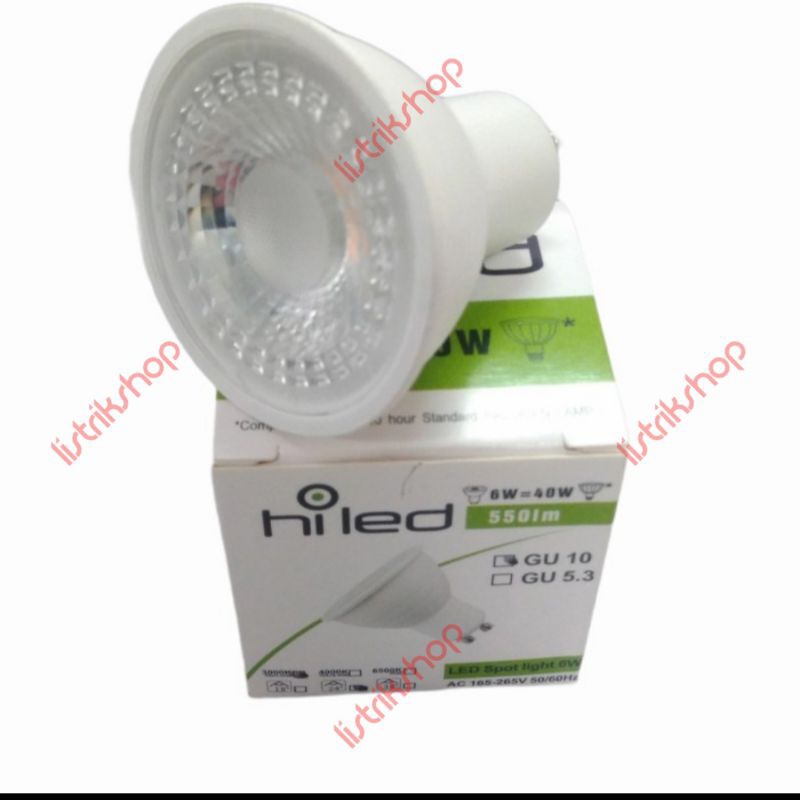 Hiled Led Spot light 6 Watt GU10 220 Vac