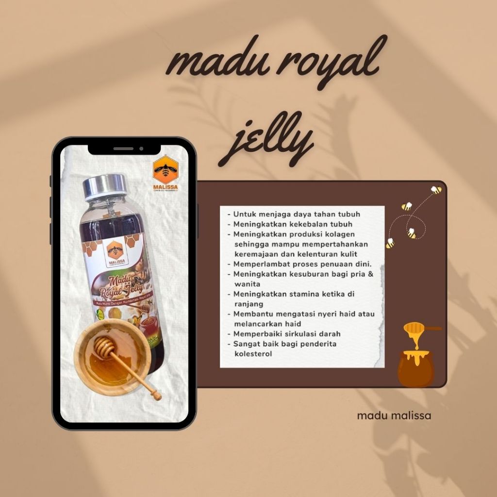 

Best Seller Madu Royal jelly- Madu Hutan murah 100% Asli original