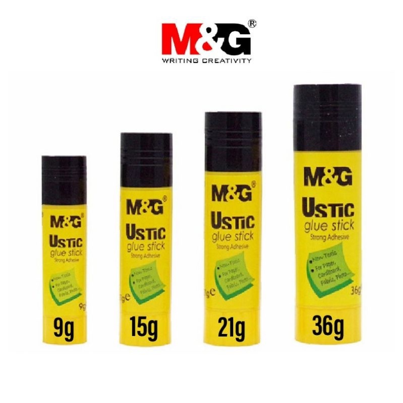 

M&G GLUE STICK USTIC 9GR 15GR 21GR - LEM KERTAS - LEM STIK