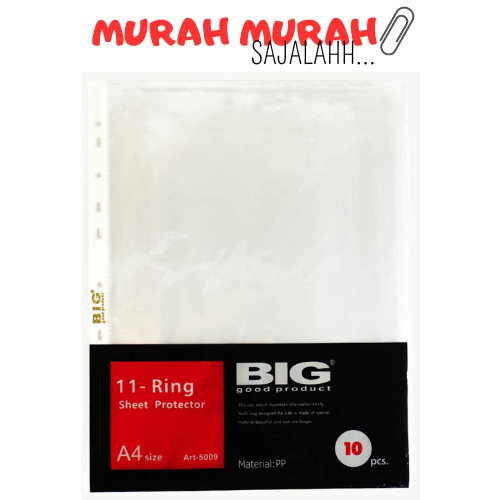 

SHEET PROTECTOR 0.6M A4 5009 BIG / POCKET A4 / PP A4