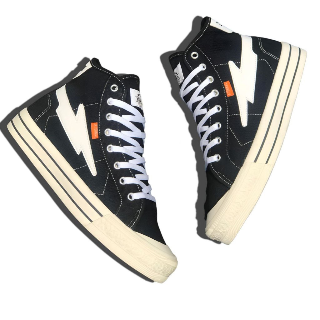 Sepatu XternalStepSure - Mitterns Storm High Black White