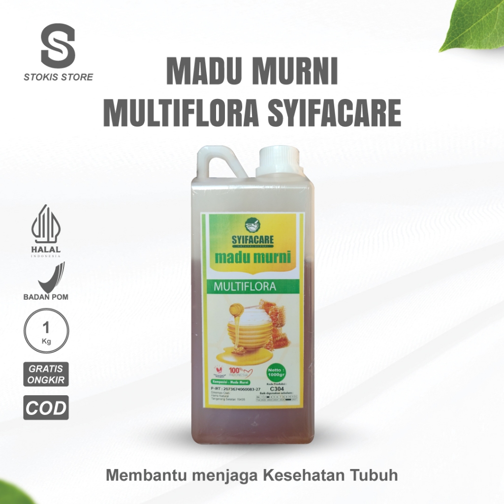 

Madu Murni Asli Indonesia Multiflora Kelezatan & Kesehatan dalam Satu Botol - 1Kg