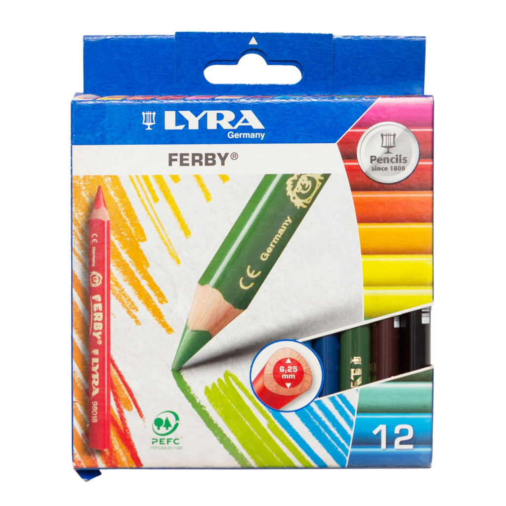 

LYRA Ferby Color Pencil Cardbox 12 Colours # 3621060